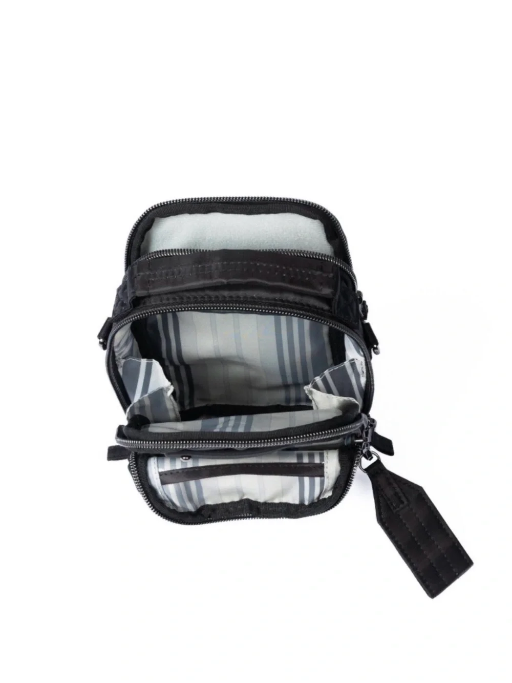 Lug Skeeter Mini Bridge Crossbody Bag with Puller NWT Black